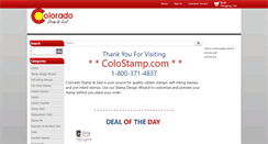 Desktop Screenshot of colostamp.com